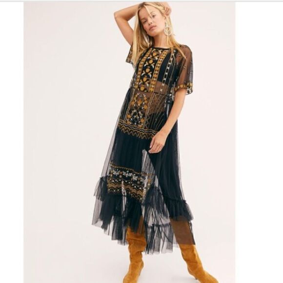 Free People Sabrina Maxi Top Size S/P - Picture 1 of 8